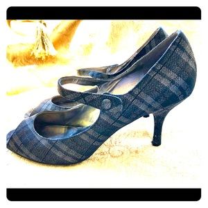 Marc Fisher Mary Jane Pumps - Peep Toe